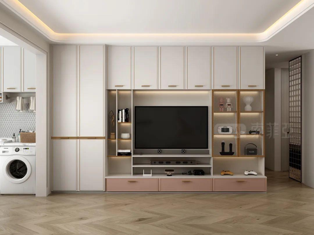 最新款電視背景墻，自然美景的夢幻之旅，探尋內(nèi)心平靜的啟程