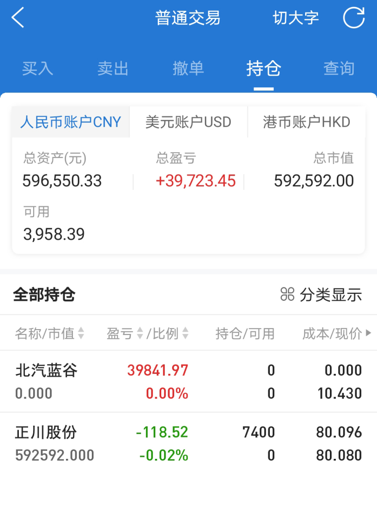 股票賬戶截圖，數(shù)字時代的投資軌跡