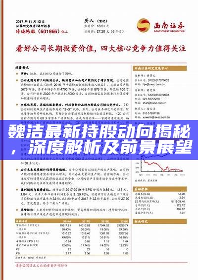 魏潔最新持股動向，聚焦投資領(lǐng)域，引領(lǐng)時代潮流新篇章