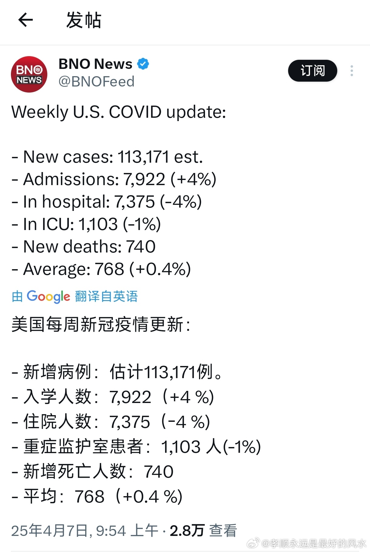 美國最新病例數(shù)據(jù)及其觀點闡述