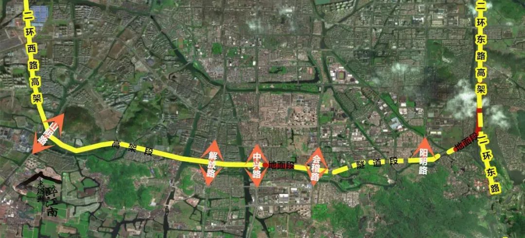 二環(huán)東路高架南延最新進展報道